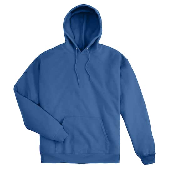 Hanes EcoSmart Men's Fleece Hoodie (Big & Tall Sizes Available) Denim Blue S